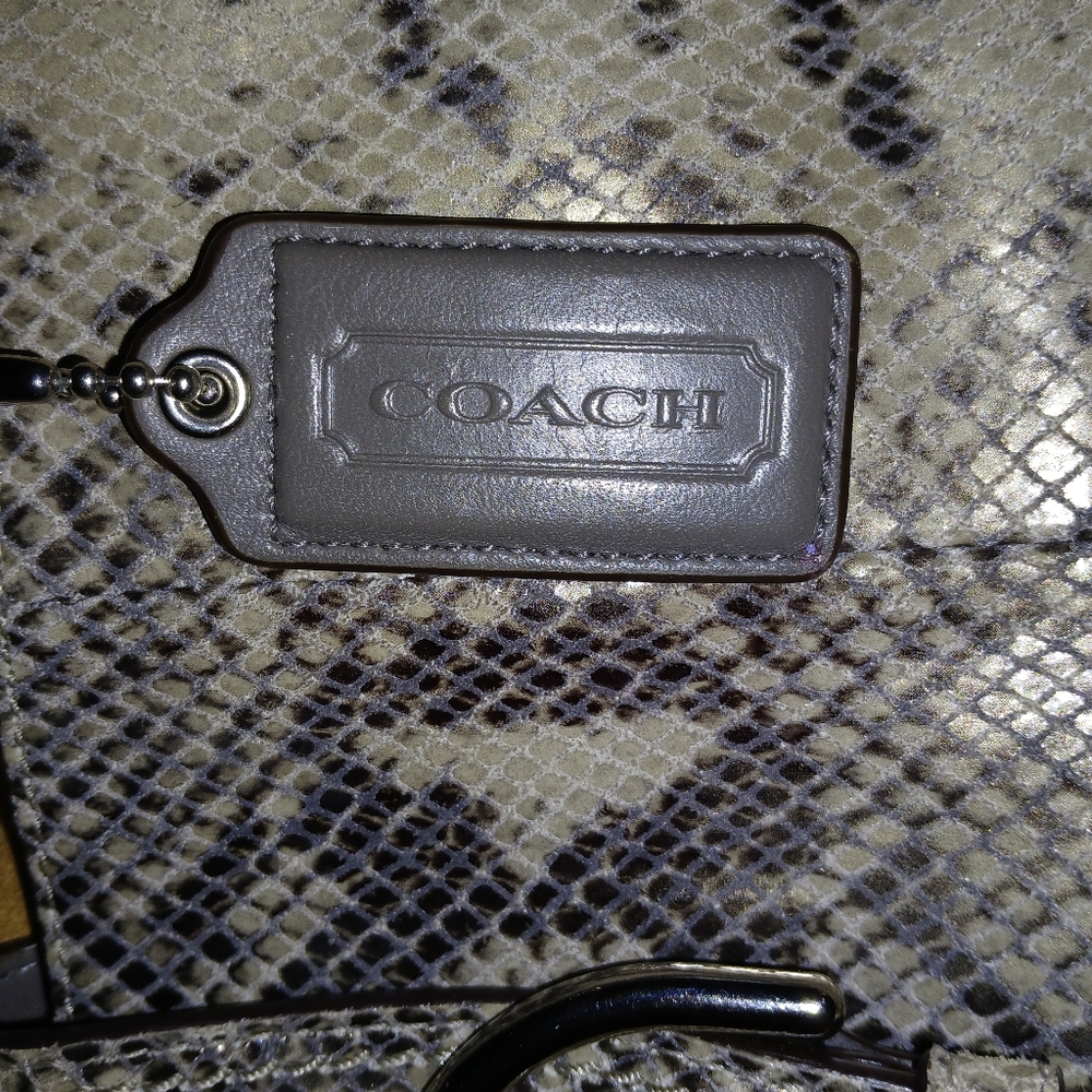 Coach Limited Python Hand Bag year 2012 perfect condition VINTAGE RARE - Picture 9 of 13